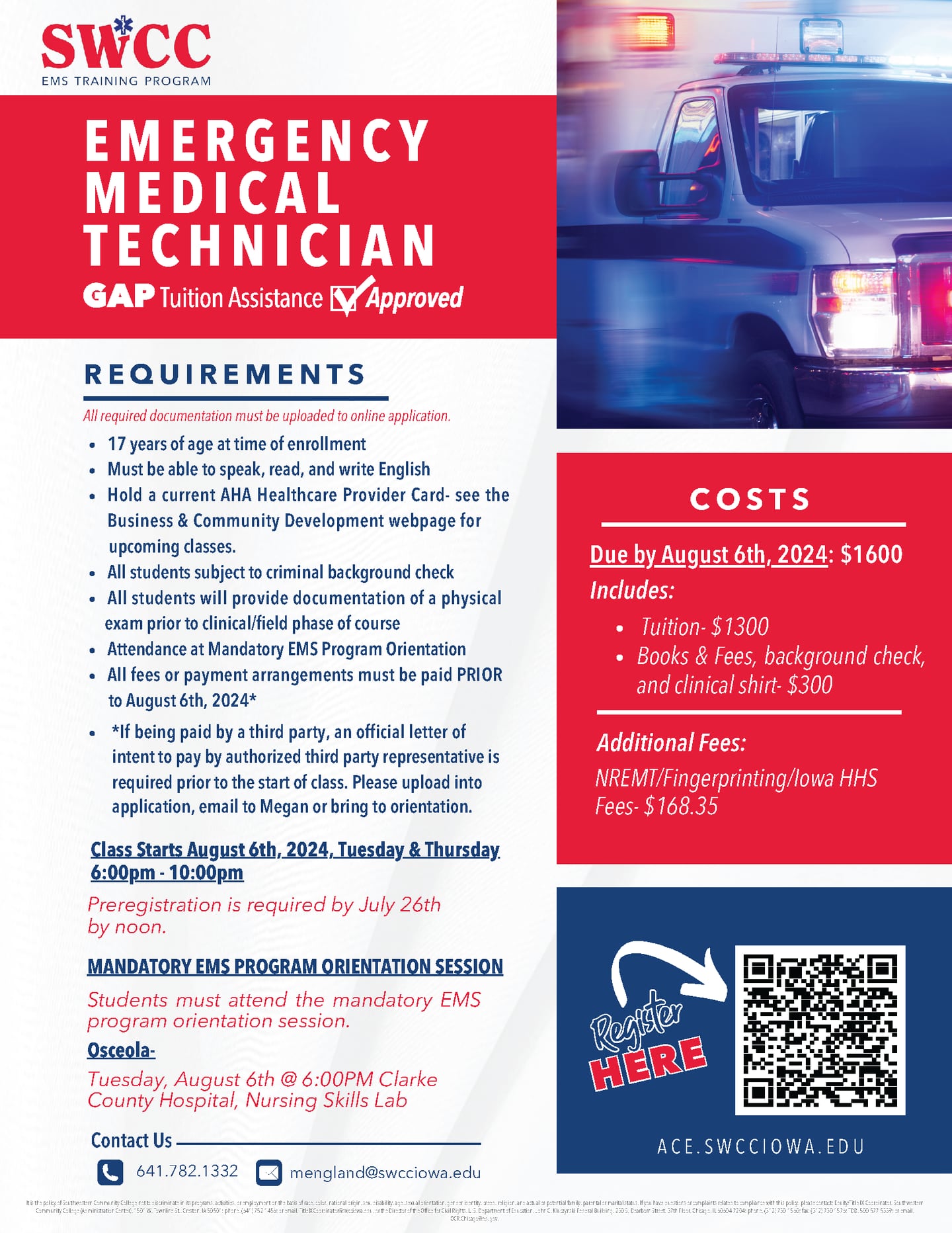 EMT Course Information