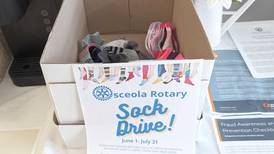 Osceola Rotary Club holds sock drive